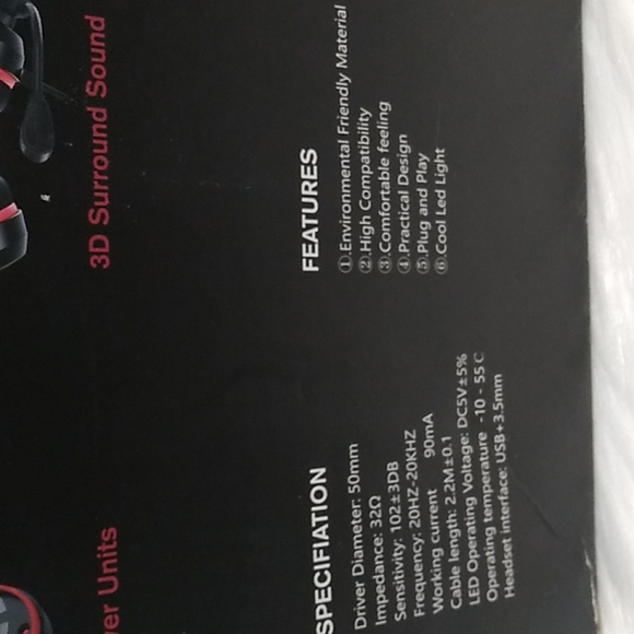 New Bengoo Stereo Pro Surround Sound Gaming Headset - Picture 4 of 7